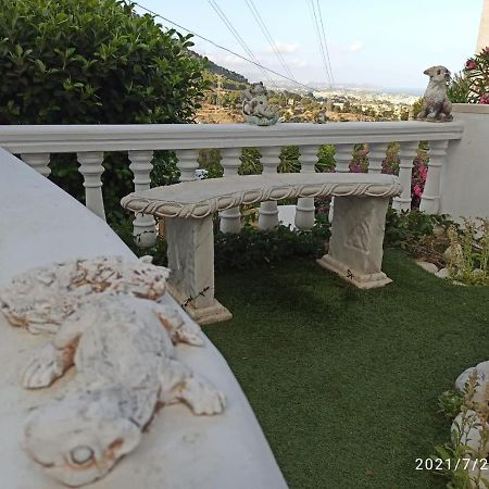 Villa Med Panoramautsikt Med Privat Pool I Calpe, Costa Blanca, Spanien Kültér fotó