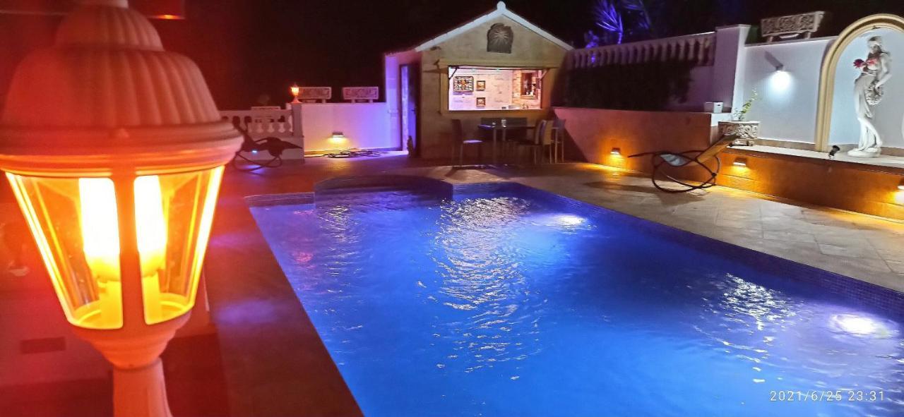 Villa Med Panoramautsikt Med Privat Pool I Calpe, Costa Blanca, Spanien Kültér fotó