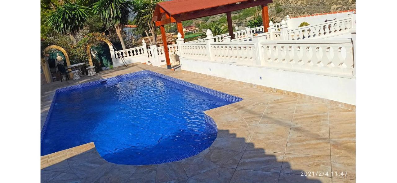 Villa Med Panoramautsikt Med Privat Pool I Calpe, Costa Blanca, Spanien Kültér fotó