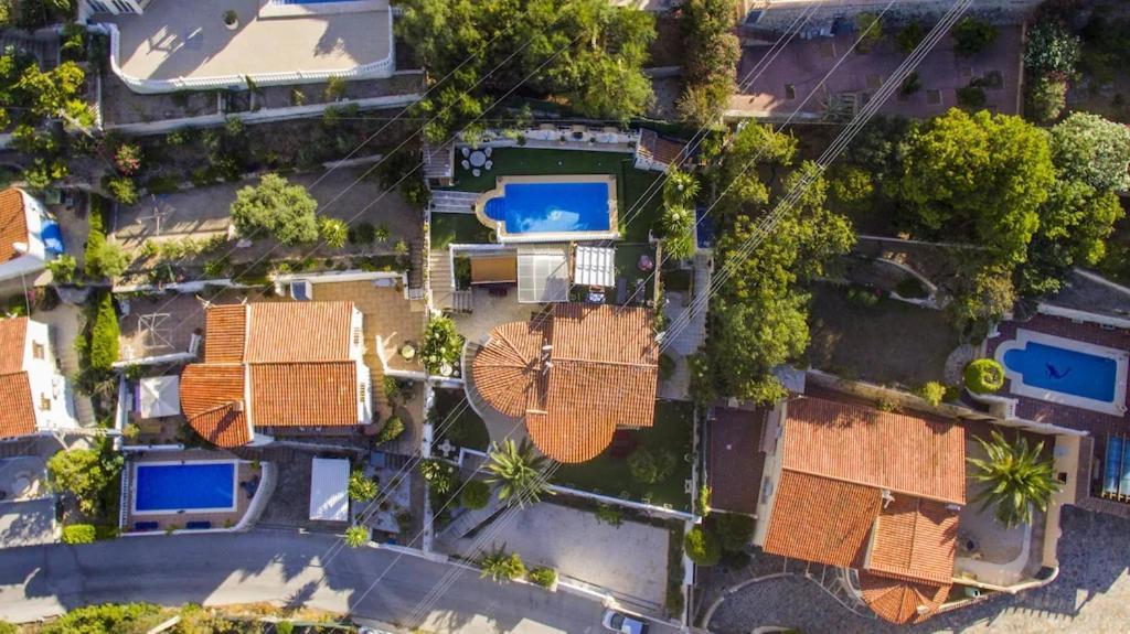 Villa Med Panoramautsikt Med Privat Pool I Calpe, Costa Blanca, Spanien Kültér fotó