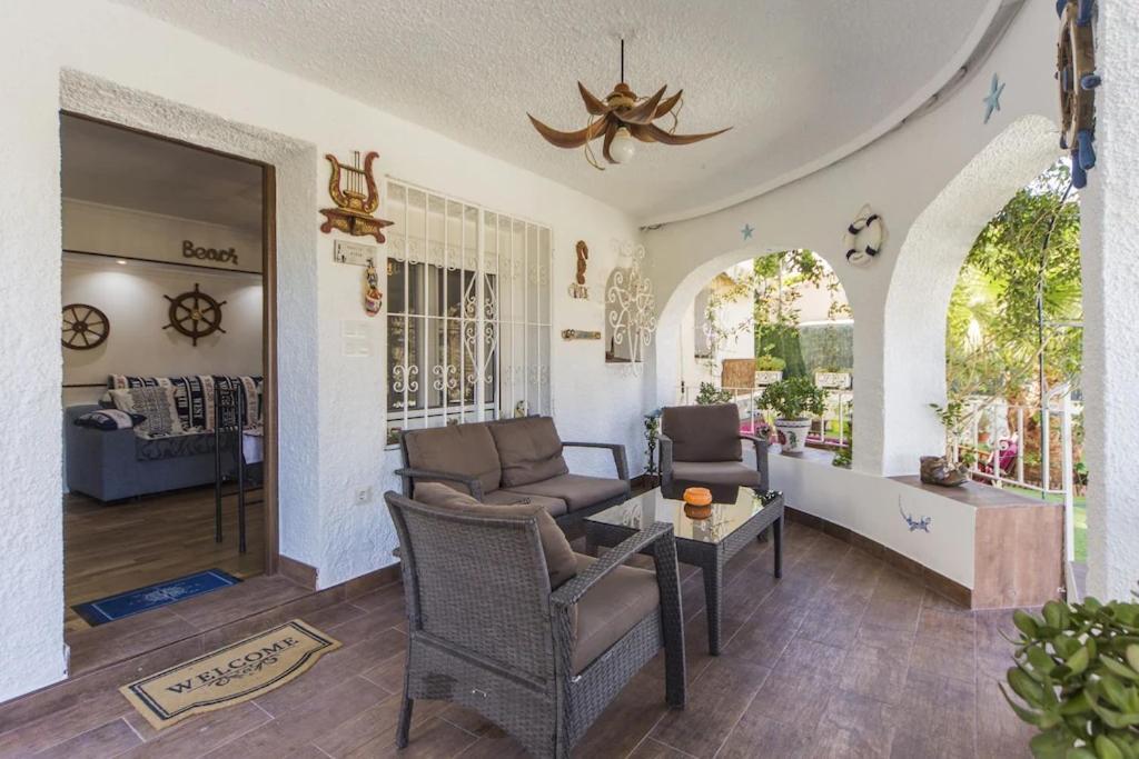 Villa Med Panoramautsikt Med Privat Pool I Calpe, Costa Blanca, Spanien Kültér fotó